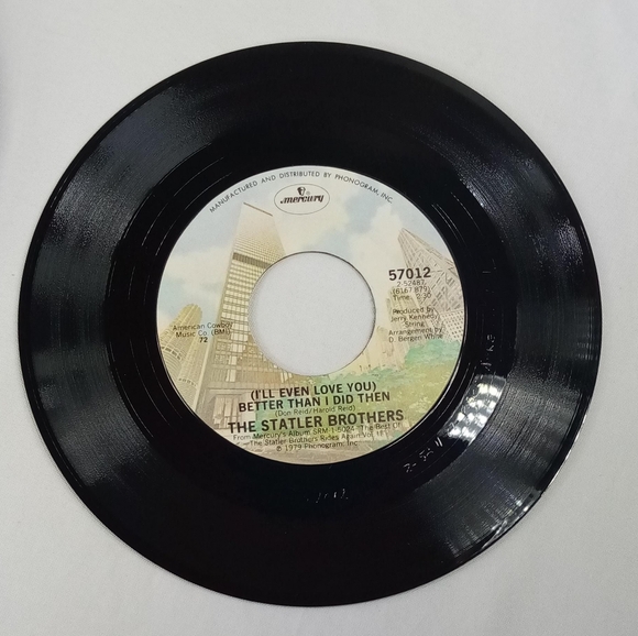 Lot of 3 The Statler Brothers 45 RPM 7" Records"Almost In Love" - Picture 5 of 15